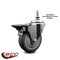 Service Caster 4 Inch Gray Polyurethane 10 MM Threaded Stem Caster with Brake SCC-TS20S414-PPUB-PLB-M1015 - alternate 2